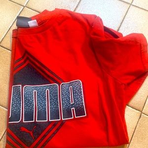 Boys puma tshirt size 10-12